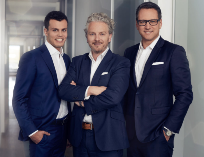 Vorstand der JDC Group AG: Stefan Bachmann, Ralph Konrad, Dr. Sebastian Grabmaier